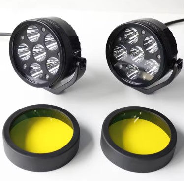 HJG 5 LED Auxiliary Lights (EL-14) – 140W High-Power External LED with Removable Lens