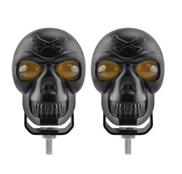 HJG Skull Light (EL-21) – External LED Auxiliary Light for Motorcycles & Cars