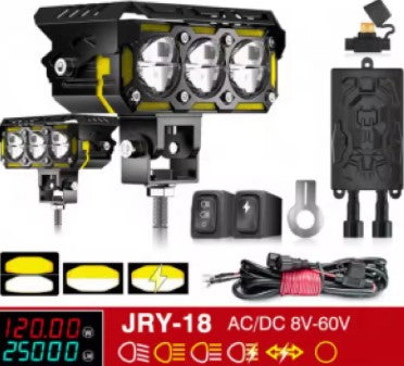 T4 Pro Mini Driving Lights (EL-24) – Compact High-Brightness Auxiliary LEDs