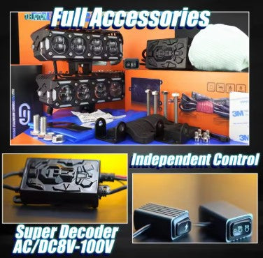 T4 Pro Mini Driving Lights (EL-24) – Compact High-Brightness Auxiliary LEDs