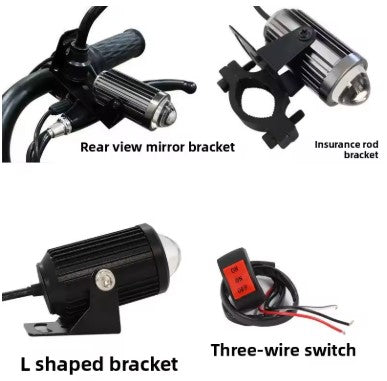 HJG Mini Driving Light (EL-30) – Compact Motorcycle LED with Free Switch