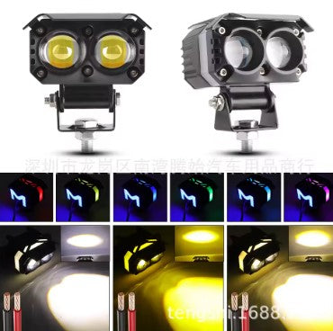 HJG M Series 2 Lens LED Auxiliary Lights (EL-32) – Dual Lens High-Power External LEDs