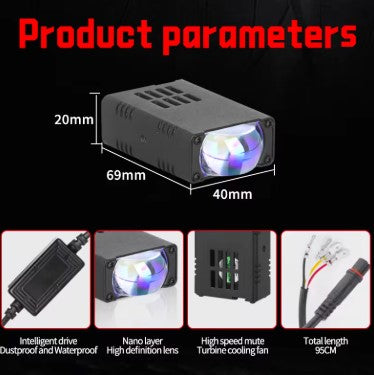 Slim Multi-Color Lens Mini Driving Lights (EL-33) – Universal Auxiliary External LED