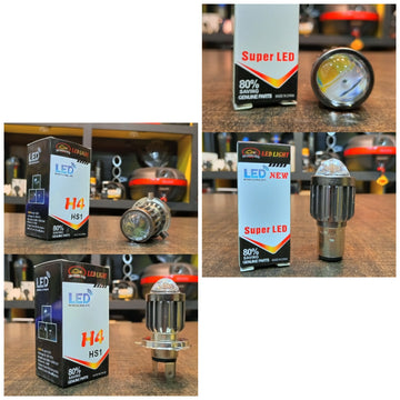 H4 & H6 Antifog LED Bulb | Super Bright Motorcycle & Scooter Headlight