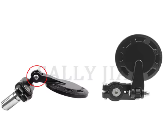 Bar End Folding Mirrors (SM-16) | Adjustable CNC Motorcycle Side Mirrors