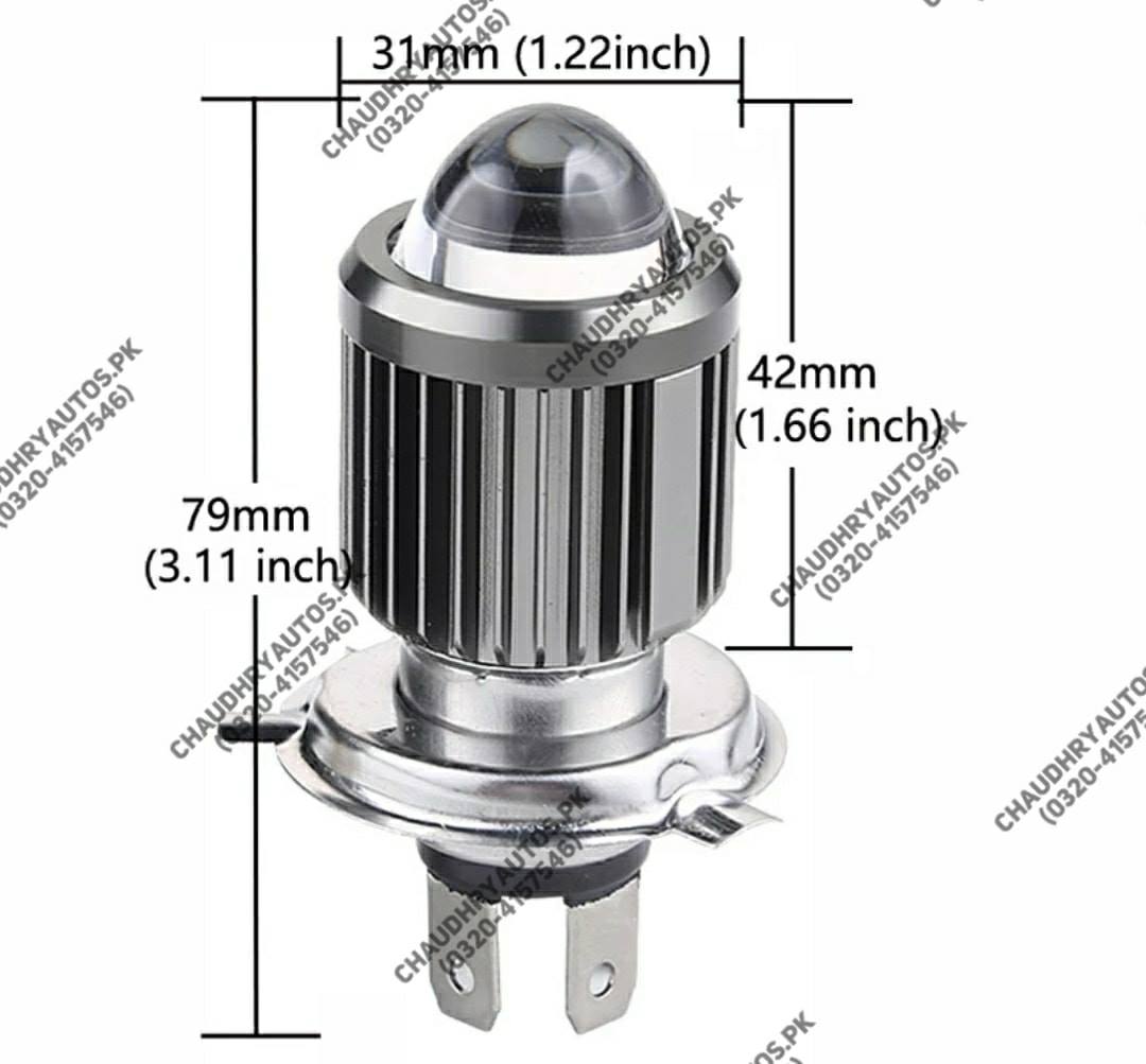H4 & H6 Antifog LED Bulb | Super Bright Motorcycle & Scooter Headlight
