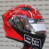 JEIKAI Red Flip Up Modular Helmet – Full Face Motorcycle Helmet