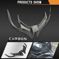 Sporty Carbon Headlight Guard – Premium Finish