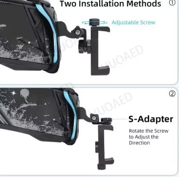 Helmet Chin Mount Strap Holder – Universal Mobile & Action Camera Mount for Riders