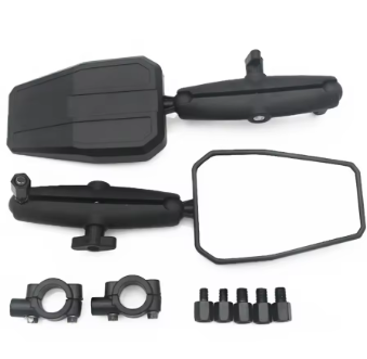 ADV Westwind Foldable Side View Mirrors | Universal Adjustable Motorcycle Mirrors