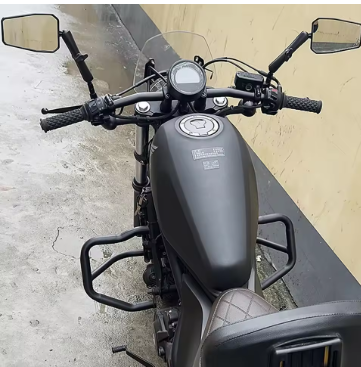 ADV Westwind Foldable Side View Mirrors | Universal Adjustable Motorcycle Mirrors