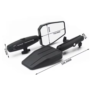 ADV Westwind Foldable Side View Mirrors | Universal Adjustable Motorcycle Mirrors