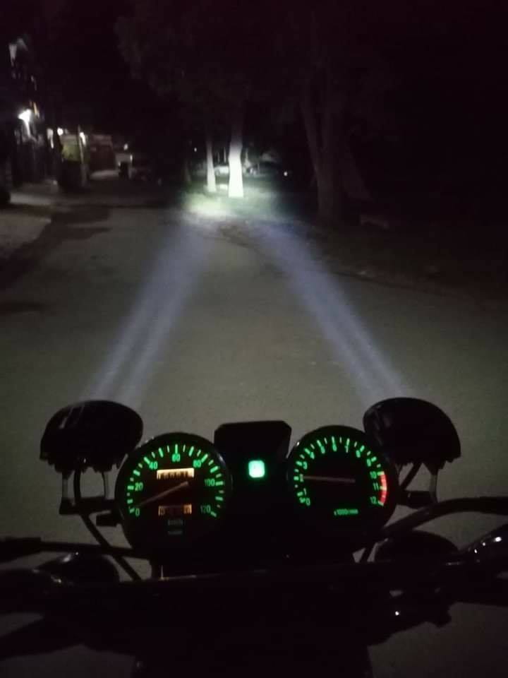 Fish Eye 20W Metal Projector Headlight | Universal LED Bike & Car Light