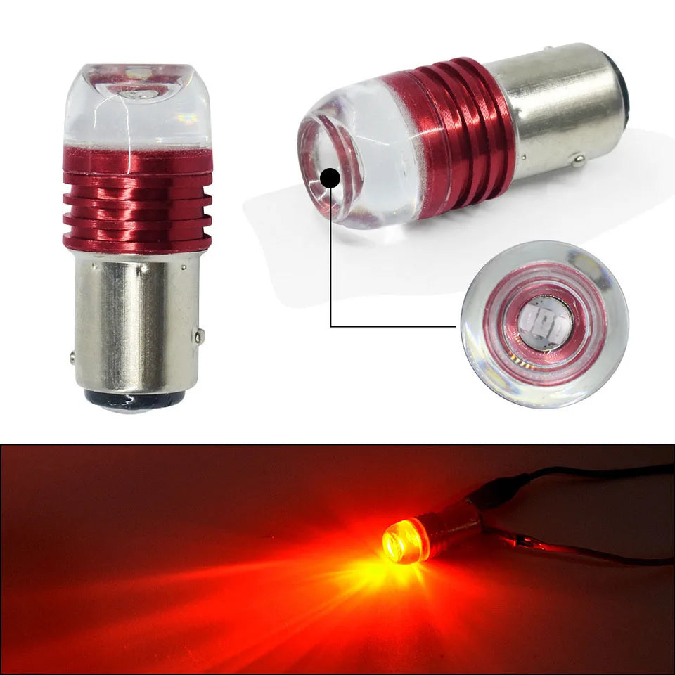Back Light LED Bulb with Double Function | Brake & Tail Light for Motorcycles (1 piece)