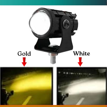 Mini Driving LED Lights with Free Switch (2 Pieces) | Motorcycle & Car Auxiliary Lamps