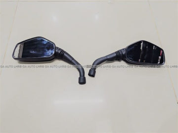 Universal Wego Style Motorcycle Mirrors | Rear View Side Mirrors for Bikes