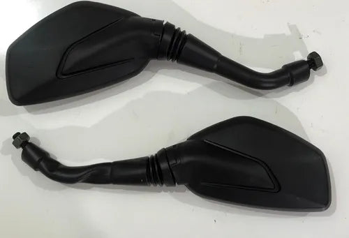 Universal Wego Style Motorcycle Mirrors | Rear View Side Mirrors for Bikes