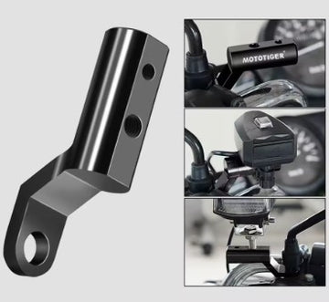 Motorcycle Mirror Extension Rod – Extra Accessories Mount & Adjustable Bracket