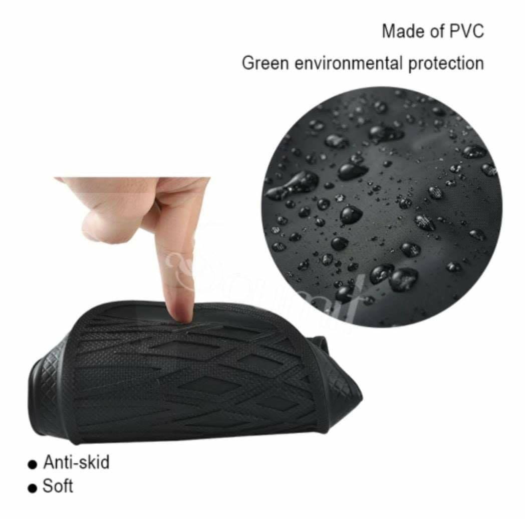 Long Waterproof Rain Boot Covers – Reusable, Anti-Slip, Protective Overshoes